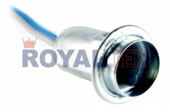 PORTALAMPARA ROYALTEK 2 POLOS PARA REMACHAR AL FARO - VENTA EN PAQUETES DE 10 UNIDADES ---